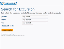 Tablet Screenshot of excursion.gr