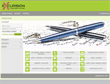Tablet Screenshot of excursion.sk