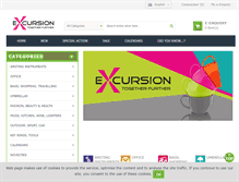 Tablet Screenshot of excursion.info